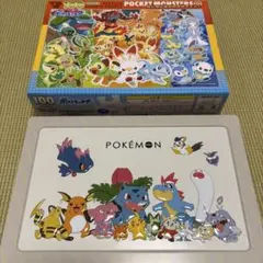 ポケモン ジグソーパズル 100ピース チョコレート缶付きのサムネイル