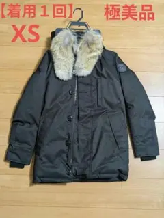 【着用１回】カナダグース クレストン XS ブラックレーベル JASPER