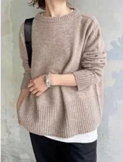 ペコちゃんさま専用 スピックアンドスパン ロングリブ ウール ニット 2025年最新】spick and span ロングリブプルオーバーの人気アイテム