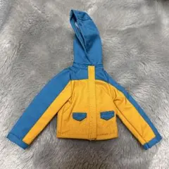 PNS あぞキャン カラーブロックマウンテンパーカー イエロー×ブルー