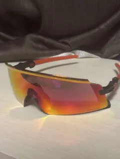 Oakley スポーツサングラス オレンジ/レッド - メルカリ