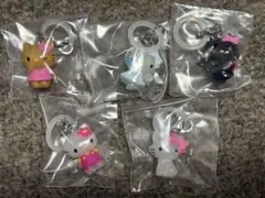 ハローキティ　めじるしアクセサリー　5種　セミコンプ　セット