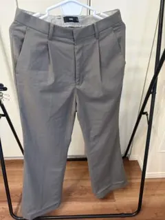 HARE メンズ スラックス グレー