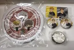 ハイキュー×くら寿司コラボ　稲荷崎高校寿司皿　宮侑缶バッジ　マステ　カード