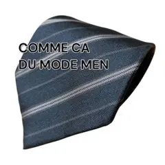 【COMME CA DU MODE MEN】ブラック系　ストライプ　日本製
