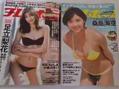 週刊プレイボーイ No. 19, 20, 21　DVD2枚付2冊セット「ハ」
