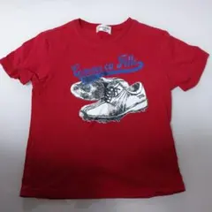 コムサフィユ　Tシャツ　１２０センチ　赤