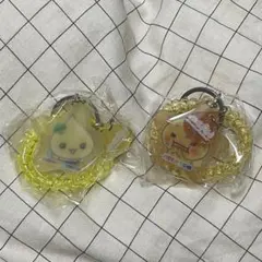 しずくちゃんちいさなしずくのようせいたち スプリングゴム キーホルダー2種セット