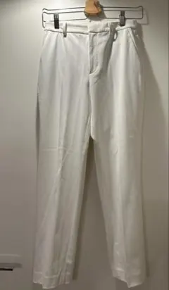 【UNIQLO】 スマートアンクルパンツ　ホワイト S