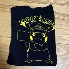 ユニクロ　キャプテンピカチュウ　半袖Tシャツ刺繍POKEMON160
