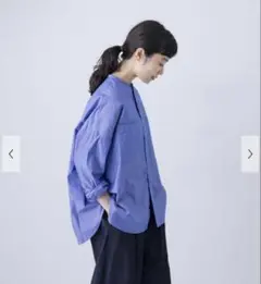 新品タグ付き かぐれ コットンスクエアポンチョシャツ アーバン