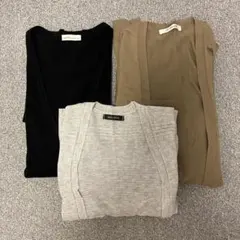 ロングカーディガン　3枚セット　まとめ売り