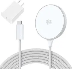 マグセーフ充電器 HJCE ワイヤレス充電器 MagSafe対応 マグネット式