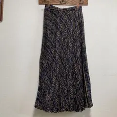着用２回！studio CLIP チェック柄ワッシャープリーツスカート♪腰ゴム