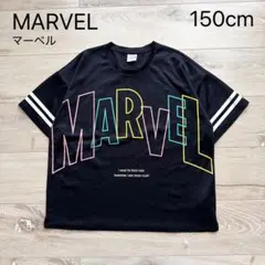 【MARVEL】マーベル/Tシャツ/ブラック/150cm/速乾/女の子のサムネイル