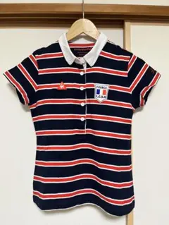 ルコックスポルティフ ゴルフウェア レディース 半袖ポロシャツ Mサイズ【美品】