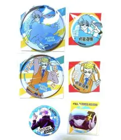 呪術廻戦 セブンイレブン オリジナル缶コースター 缶バッジ 他 五条悟 七海