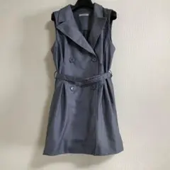 LIP SERVICE グレー ダブルブレスト ベスト ジレ