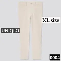 0004 UNIQLO ウルトラストレッチクロップドレギンスパンツ ベージュ