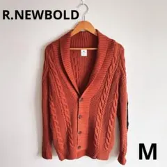 【お得】し73R.NEWBOLDアールニューボールド カーディガン オレンジ M