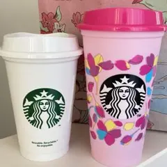限定　桜スタバ　ユーザブルカップ　ショップバッグセット