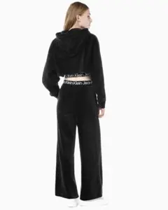 CalvinKlein Jeans VELVET WIDE LEG PANTS