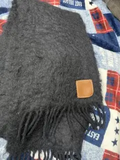 LOEWE マフラー モヘア アナグラム ウール