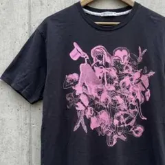 XL うる星やつら キャラクタープリント Tシャツ チャコールグレー
