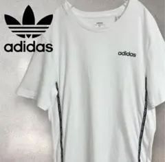 adidas アディダス ロゴ Tシャツ 白 L メンズ PAKAIAN ロゴ