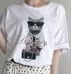 大幅値下げ中！ROYAL PARTY Petite Lady Cat BIG Tのサムネイル
