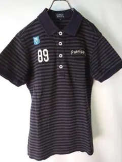 パーリーゲイツ ゴルフウェア ボーダー ポロシャツ 半袖 メンズ
