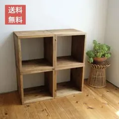 ギギliving シェルフ飾り棚CDラック壁掛けアンティークアジアン
