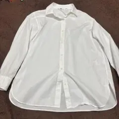 UNIQLO エクストラファイン　コットンシャツ　長袖　ホワイトシャツ XL