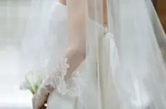 THE TREAT DRESSING ベール　刺繍　80×250 結婚式