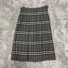 【Burberry】ウール　膝丈スカートのサムネイル