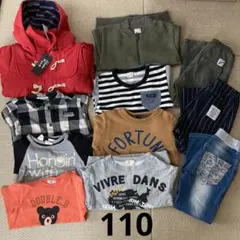 110 男の子　秋冬物まとめ売り