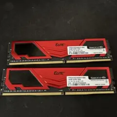 TeamGroup DDR4-2666 32GB Elite Plus レッド - Mercari | Rakufun