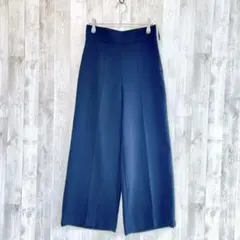 ザラウーマン　パンツ　ワイド　ブラック　M とろみ素材　セレモニー　通勤　入学