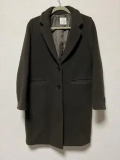 ローリーズファーム　チェスターコート（カーキ