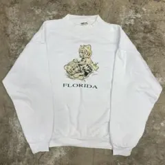 古着 90年代 TULTEX アニマル アートスウェット L