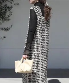 Bab クロシェロングワンピース