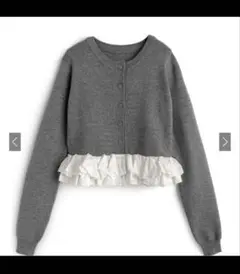 GRL フリルドッキングニットカーディガン[an1835] 新品未使用