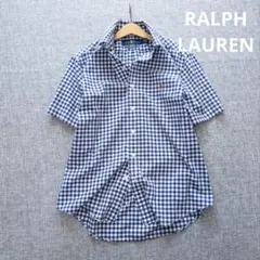ラルフローレン　国内正規品　近年　ゆったり　ポニー刺繡　ギンガムチェックシャツ