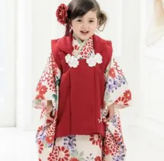 七五三着物 被布3点セット着物と襦袢は新品未使用 キャサリンコテージ