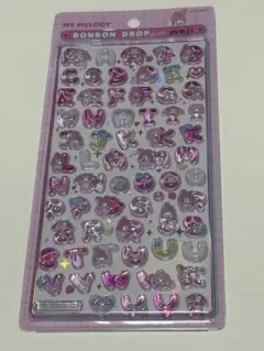 【正規品】サンリオ　マイメロ 文字　ボンボンドロップシール