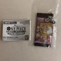 ワンピース　大海賊 シール ウエハース　ミニチュアチャーム　ルフィ　ニカ