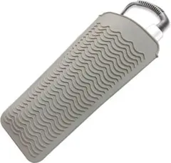 ヘアアイロン 収納 熱いまま収納可能 高耐熱 ストレート コテ収納 コテ 灰色