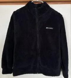 Champion フリースジャケット ブラック　　150