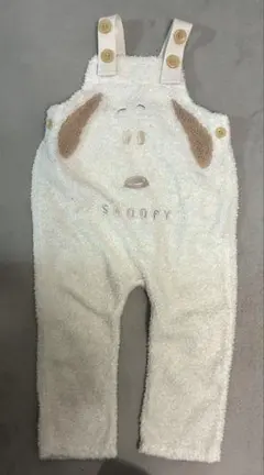 スヌーピー フリースロンパース 90cm