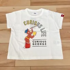 EDWIN おさるのジョージ 半袖Tシャツ 95cm ホワイト